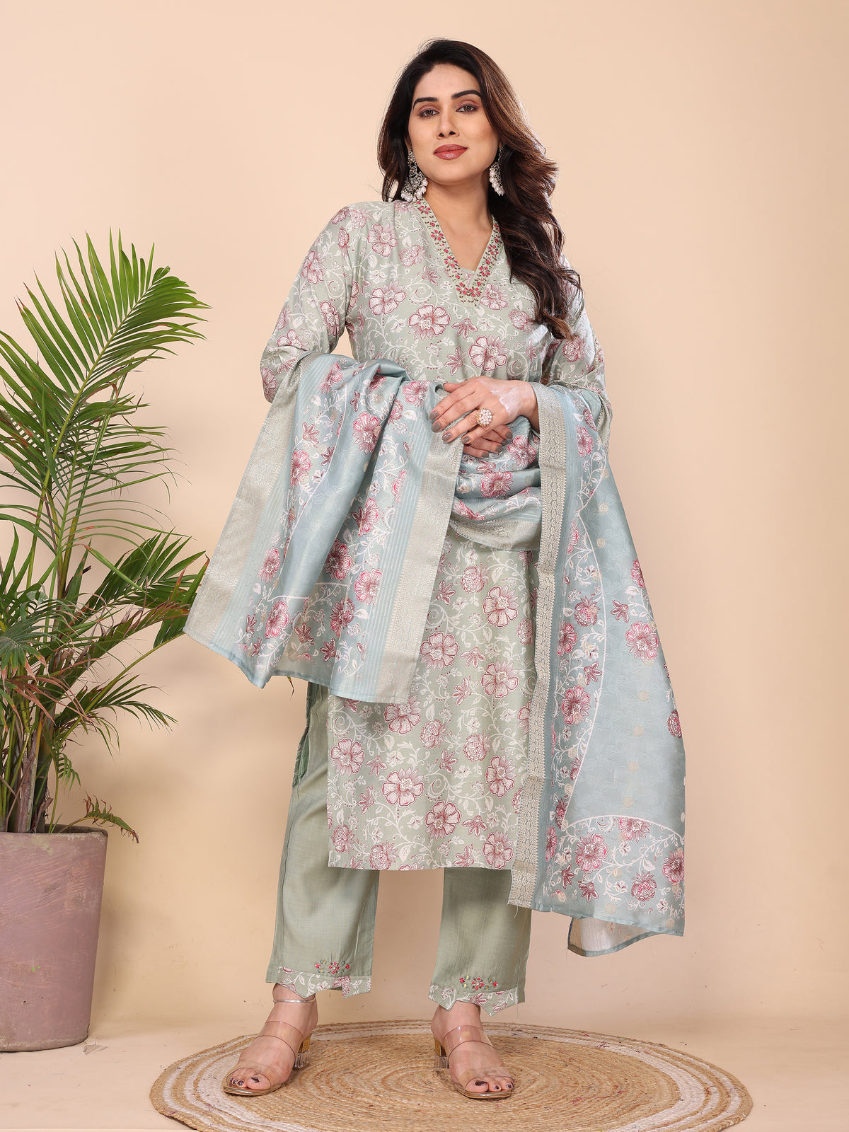 DUPATTA PANT SET