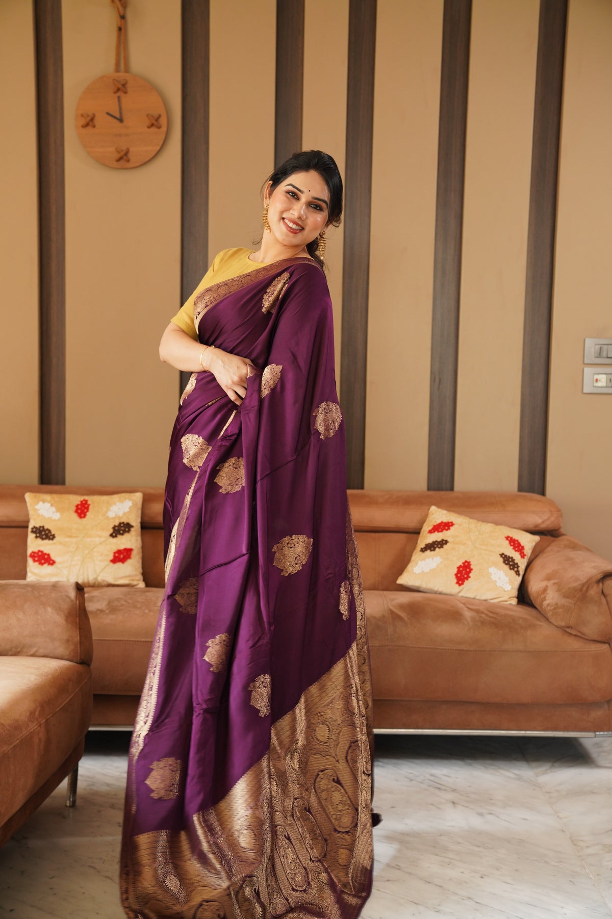 Rishika Premium Designer Saree – Elegant Contrast Border Collection